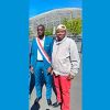 Le député français CARLOS MARTENS BILONGO et le journaliste congolais LILO MIANGO.